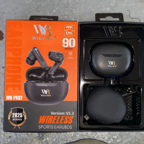 WIWO BIRD WB-PRO2 WIRELESS SPORTS EARBUDS, VERSION: V5.3 (2025 SERIES)