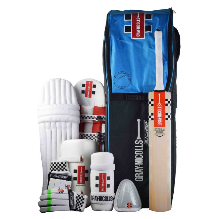Gray Nicolls hard ball Cricket Kit for Under 18 & Above Age young players (Player Babar Azam)