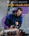 Vanderfields Ear Defenders Safety Earmuffs 26dB SNR Protection Passive Noise Cancelling Headphones Ear Protectors - Hearing Protection Shooting - Ear Defenders Autism, DIY. 