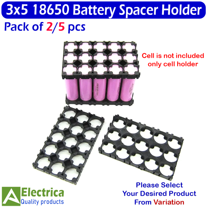 1/4 pcs 15 Cell 18650 Battery Spacer Radiating Holder Bracket 5x3 Hole  For Electric Car Bike By Electrica