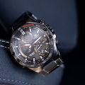 Casio Edifice Mens Black Ion Plated Stainless Steel Case Round Analog+Digital Solar Power Tachymeter Bluetooth World Time Stop Watch Calender 5 Daily Alarm LED Light Multi-Functions Black Stainless Steel Bracelet Watch-ECB-950DC-1ADF. 