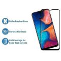 Samsung Galaxy A20 Full Black 9D5D6D10D11D21D Tempered Glass Screen Protector Full Glue Edge To Edge For Samsung Galaxy A20. 