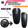 Noor's Super Bright Rechargeable Bike Bicycle Cycle light with Horn with High Low Flashing Beam and 140 DB Sound with 5 Different Horn Modes. 