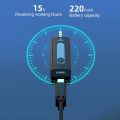 Wireless MIC Type C/Lightning/Android/USB/AUX 3.5mm Mic K8/K9/K15/K35 Wireless Single/Double Microphone For Interview, Vlogging , Podcast. 