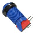 New Arcade Push Buttons Durable Multicade MAME Jamma Game Long Switch (Blue). 