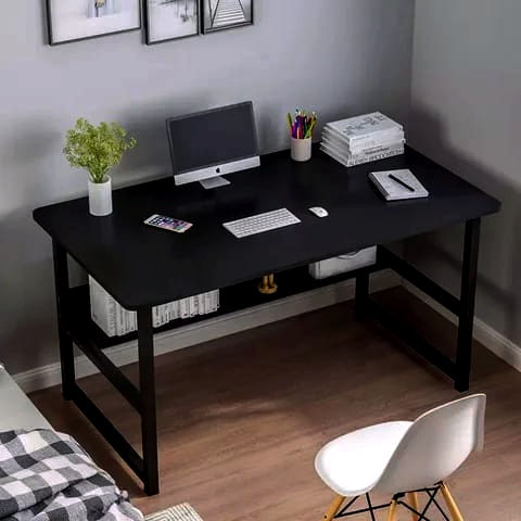 Gaming%20Table,%20Laptop%20Table,%20Computer%20Table,%20Study%20Table,%20PC%20Table,%20Table%20with%20Shelving%20for%20Storage,%20H-Shape%20Table,%20Office%20Table,%20Workstation%20Table,%20Portable%20Durable%20Moveable%20with%2018%20gauge%20iron%20rods%20and%20Powder%20coating%20-%20Image%202