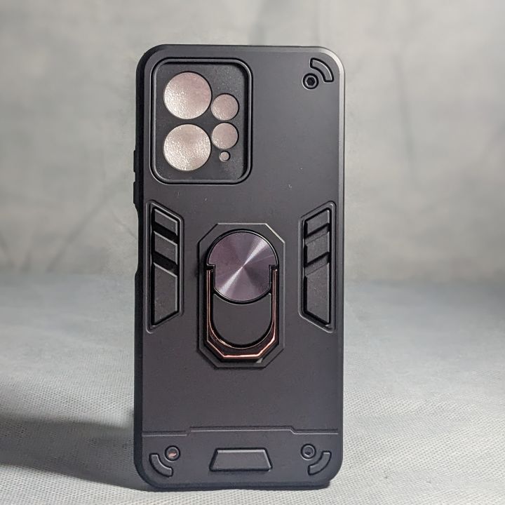 Xiaomi Redmi Note 12 4G Luxury Shock-Proof Armor Case With Car Ring Stand Cover