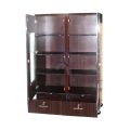 Sc3 wooden 6x4 feet showcase , cupboard almari wardrobe safe cabinet wood. 