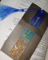 Customized Bookmark with Name - Resin Art Land. 