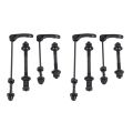Bike Axle Quick Release Front Rear Bicycle Axle Wheel Hub (1 set). 