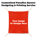 Customized Panaflex PVC Banner With Your Design Size 5x5 Feet. 