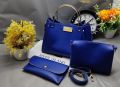River island collection Elegant 3-Piece Women's Handbag Set: Luxurious PU Leather/Leather Blend. 