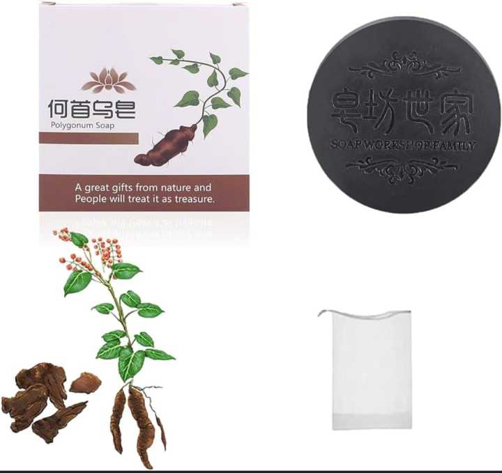 Polygonum Multiflorum Soap, Remove Mites, Clean Scalp, Handmade Soap, Hair Care, Oil Control, Soap Base