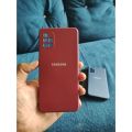 For Samsung A51 back cover soft silky touch back case. 