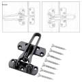 Door Lock Swing Bar Security Anti Pick Gate latches for Window Bedroom Fence. 