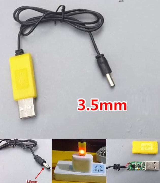USB 3.5mm 3.7V 4.2V lithium battery charger