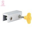 Sliding Windows Stopper Adjustable Single/Double Buckle Sliding Door Limiter Safety Lock. 