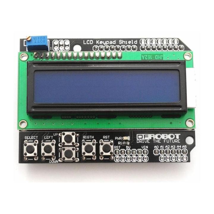 LCD1602%2016%C3%972%20Blue%20LCD%20Keypad%20Shield%20screen%20display%20Arduino%20-%20Image%202