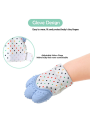 Baby Silicone Mitts Teething Mitten Glove Sound Teether Newborn Chewable Nursing Mittens Baby Teething Mittens Baby Teethers Baby Care Teething mittens to avoid eating muds Baby Teething Gel and toys. 