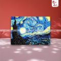Gifts Art Starry Night UV Oil Canvas Painting with Framed Design | Wall Art for Home Decor in Different Sizes. 