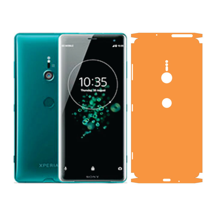 Sony Xperia XZ3 Back RHINO-1080 Light Orange Sheet Anti-stain Wrap Cover