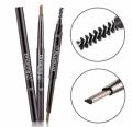 Eyebrows Drawing 2 in 1 Waterproof Eyebrow Pencil - Eyebrow Pencil + Brush - DARK BROWN SHADE - Wahab Products. 