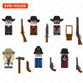 Red Dead Mini Action Figures Bricks Arthur Morgan Games Assembly Building Blocks Toys for Children American Civil War. 
