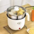 Electric Noodle Pot,Electric Cooking Pot,Rapid Noodles Cooker,1.8L Electric Ramen Cooker with Steamer,Non-Stick. 