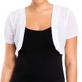 Women's Short Jacket Crop Top Bolero Shrug Open Front Design Crop Cardigans 3 Colors. 