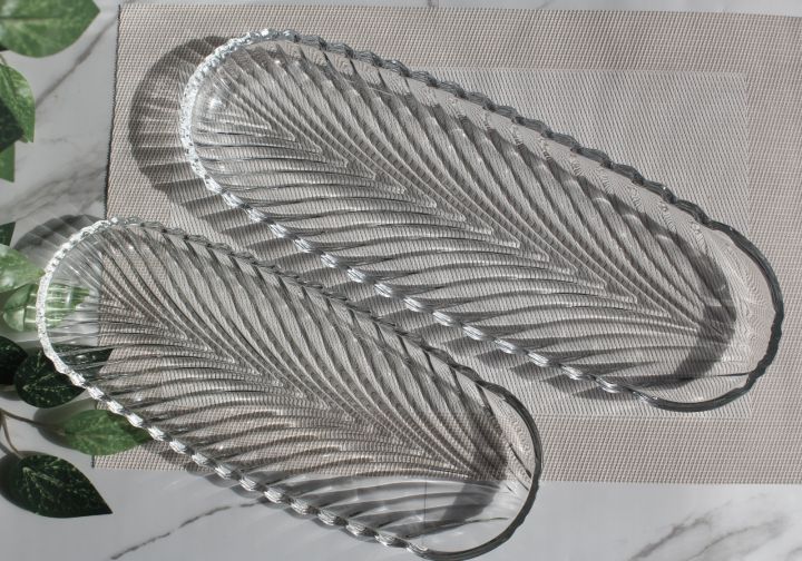 Santa%20Long%20Dish%20Transparent%20Clear%20Glass%20Serving%20Tray%20Barbeque%20Dish%20BBQ%20Platter%20-%20Image%203