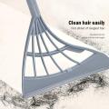 Multifunction Magic Broom, Household Silicone Wiper Floor Squeegee, Hair Sweeping Floor Scraping Sweeper for Bathroom, Window, Kitchen, Tile Floor Cleaning. 
