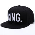 KING QUEEN Letter Embroidery Baseball Cap Snapback Hip Hop Caps For Lovers Couples Sun Hats Men Women Visor Cap. 