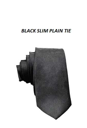 TIE%20Black%20Unisex%20Ties%20Retro%20Silky%20Narrow%20Neck%20Tie%20Slim%20-%20Image%205