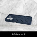 Infinix Smart 9 Soft Chain Puffer Anti Fingerprint Protective Smooth Case. 