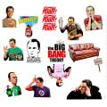 BIG BANG THEORY STICKERS PACK. 