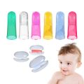 [Highly Recommended } Soft and Cute Baby Teeth Tongue Cleaner Finger Tooth brush. 