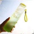 Glass Water Bottle/Hot and Cold Water Bottel (Random Colour) - 500ML. 