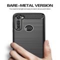 Leweisi Carbon Fiber Bumper Phone Case For Motorola Moto G Stylus 2020 / Moto G Pro Back Cover Coque Shockproof Protectives. 