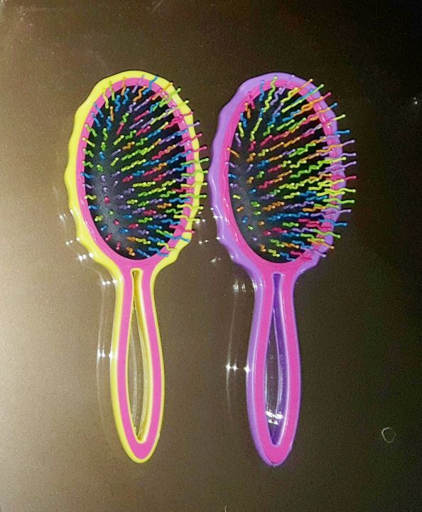 Rainbow Hair Brush   ( Colorful Hair Brush for Kids  ) - 1 Piece