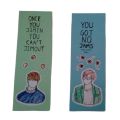 BTS  bookmark custmomized bookmarks. 