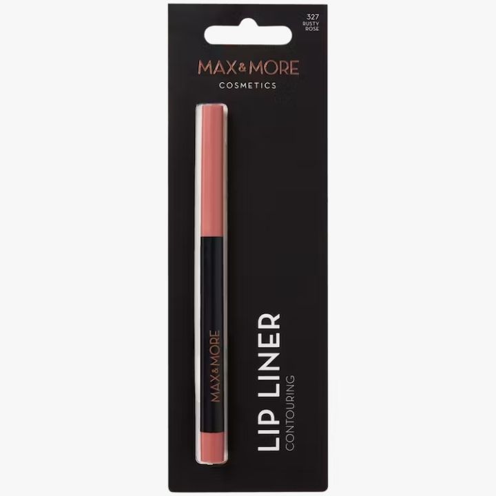 Max & More Cosmetics Lip Liner Contouring  Color 327 Rusty Rose For Girls