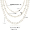 Wholesale High Quality Real Fresh Water Pearl Necklace Mens Stainless Steel Natural Freshwater Pearl Choker Pearl Necklace. 