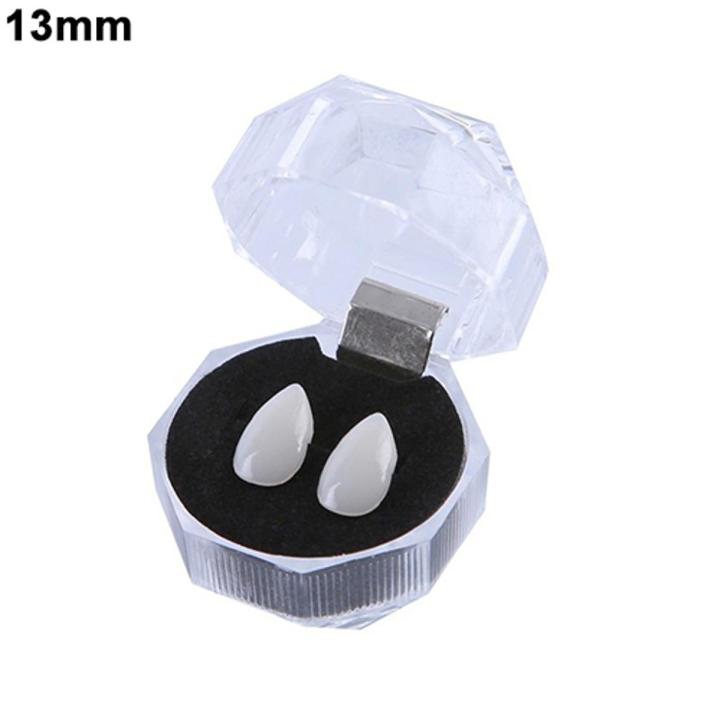 2Pcs/Set Dentures Zombie Vampire Teeth Ghost Devil Fangs Party Halloween Prop