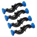 Lab Clamp Holder 2 Boss Heads Retort Stand Holder 4 Pcs. 