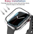 Apple Watch 44mm Series 6 / Series 5 / Series 4 & SE Band Case PC Tempered Glass Case for iWatch. 