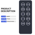 1 Piece Remote Control for Bose Sounddock 10 SD10 Bluetooth-Compatible Speaker Digital Music System. 