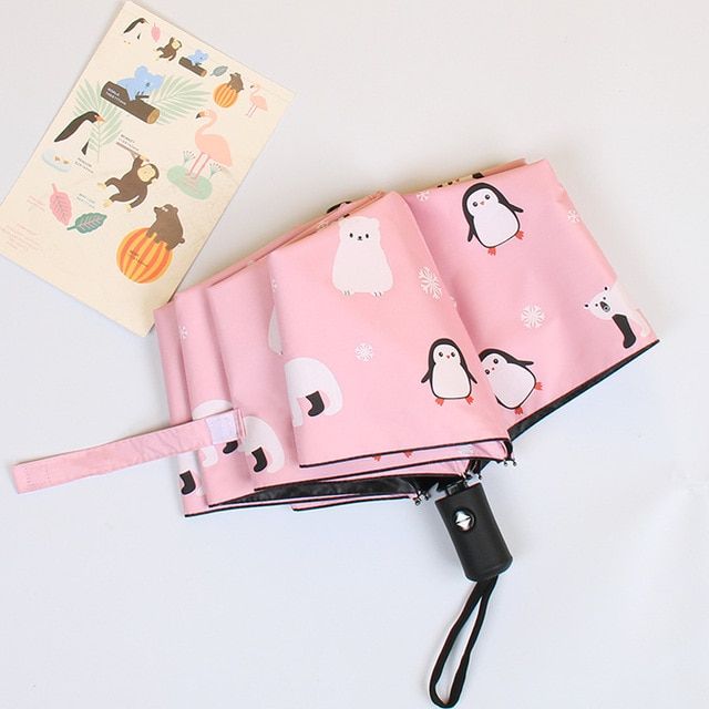 %E3%80%90Happier%E3%80%91Hot%20selling%20Fashion%20Women%20Accessories%20Umbrellas%20%20Creative%20Automatic%20Umbrella%20Small%20Clarity%20Penguin%203%20Folding%20Umbrella%20Parasol%20Men%20Women%20Black%20Glue%20Kids%20Umbrella%20-%20Image%206