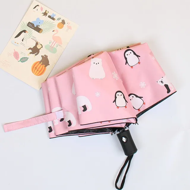 %E3%80%90Happier%E3%80%91Hot%20selling%20Fashion%20Women%20Accessories%20Umbrellas%20%20Creative%20Automatic%20Umbrella%20Small%20Clarity%20Penguin%203%20Folding%20Umbrella%20Parasol%20Men%20Women%20Black%20Glue%20Kids%20Umbrella%20-%20Image%206