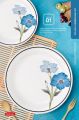 Picassa Melamine Dinner Set 80 Pcs Single Glazed. 