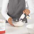 IKEA Set of 4 Measuring Spoons - Red, White & Black. 